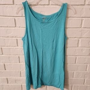 GAP Sleeveless Turquoise Tank Top XS